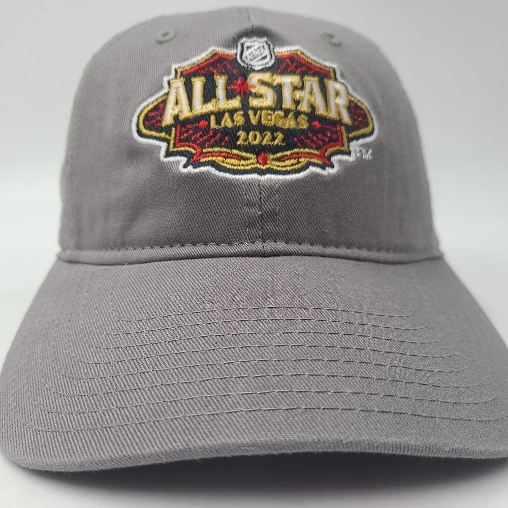 Youth NHL All Star Game Hat Strapback Gray Adjustable Las Vegas 2022 Casual Boys